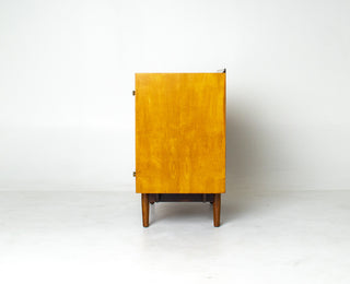 Finn Juhl Cabinet for Baker in Walnut & Maple Circa 1960s
