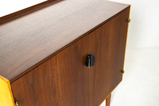 Finn Juhl Cabinet for Baker in Walnut & Maple Circa 1960s