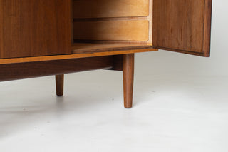 Finn Juhl Cabinet for Baker in Walnut & Maple Circa 1960s