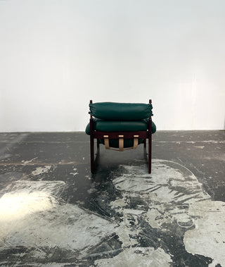 Percival Lafer Mp-97 Rosewood Chair With Adjustable Headrest with New Leather