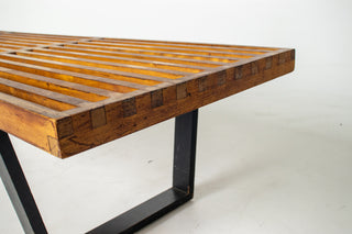 George Nelson Slat Bench for Herman Miller, Early 1950s