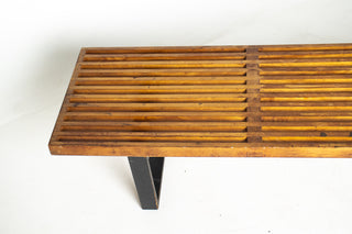 George Nelson Slat Bench for Herman Miller, Early 1950s