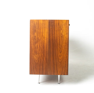 George Nelson Thin Edge 10-Drawer Dresser in Walnut for Herman Miller, Circa 1950s