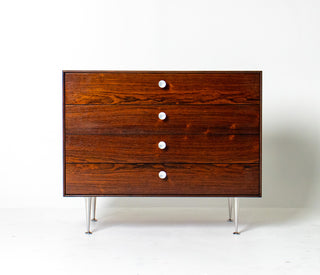 George Nelson Thin Edge 4-Drawer Dresser in Brazilian Rosewood for Herman Miller