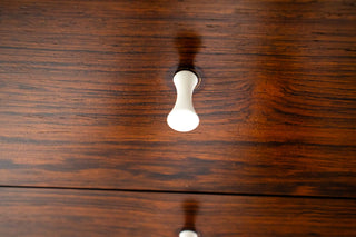 George Nelson Small Thin Edge “Apple Core” Drawer Pull – White Powder-Coated
