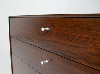 George Nelson Small Thin Edge “Apple Core” Drawer Pull – White Powder-Coated