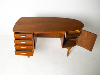 H.P. Hansen Teak Executive Desk