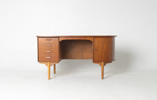 H.P. Hansen Teak Executive Desk