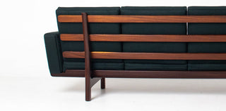 Hans Wegner Four Seater Sofa in Teak For Getama, Model GE-236