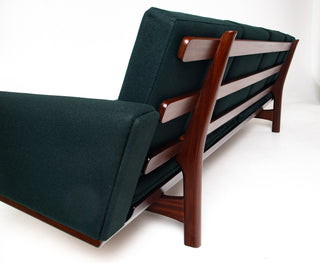 Hans Wegner Four Seater Sofa in Teak For Getama, Model GE-236