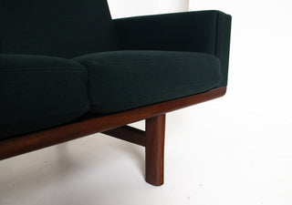 Hans Wegner Four Seater Sofa in Teak For Getama, Model GE-236