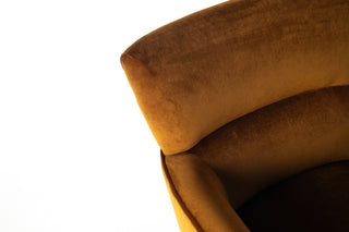 Henry Glass “Forecast” Lounge Chair in Bronze Velvet