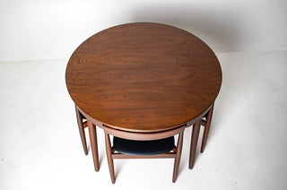 Hans Olsen Roundette Table & Four Chairs for Frem Rojle