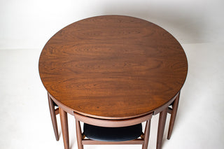 Mid-century modern Hans Olsen dining table for compact spaces