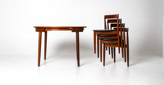 Hans Olsen Roundette Table & Four Chairs for Frem Rojle