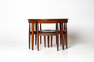 Hans Olsen Roundette Table & Four Chairs for Frem Rojle