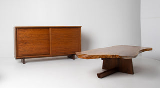 Nakashima Studio Craft  Minguren I Coffee Table in English Walnut & Black Walnut