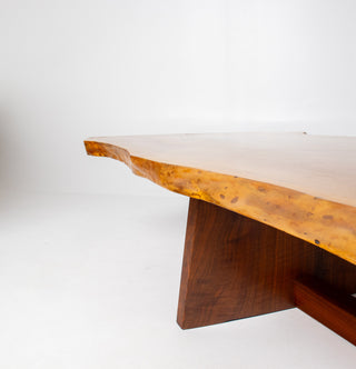 Nakashima Studio Craft  Minguren I Coffee Table in English Walnut & Black Walnut