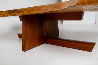Nakashima Studio Craft  Minguren I Coffee Table in English Walnut & Black Walnut