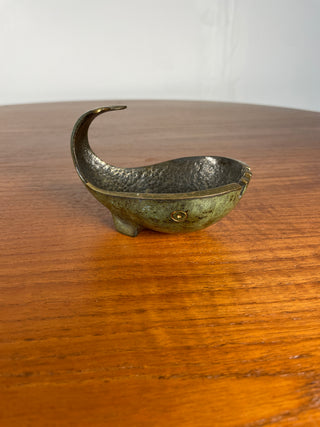 Pal-Bell Whale Bronze and Enamel Catchall by Maurice Ascalon