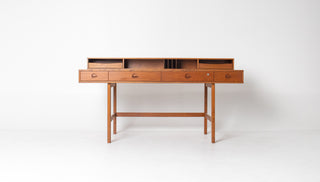 Scandinavian Teak partners desk 