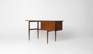 Stanley Young Walnut Desk for Glenn of California