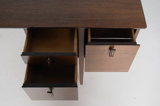 Stanley Young Walnut Desk for Glenn of California