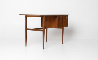 Glenn of California desk designed by Stanley Young in walnut