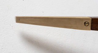 Rare Gio Ponti Round Coffee Table in Walnut and Brass