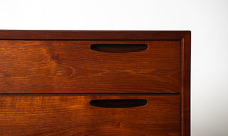 Ib Kofod Larsen Teak 8-Drawer Dresser for J. Clausen & Son Brande Møbelfabrik, Denmark