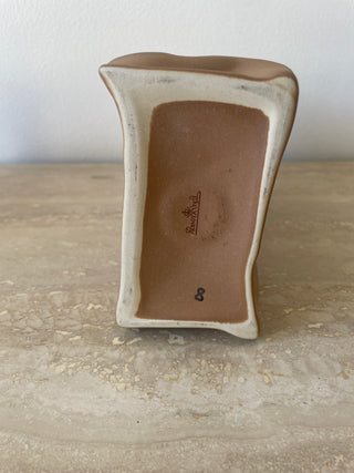 Tapio Wirkkala Large Brown Paper Bag Porcelain Vase by Rosenthal in Germany