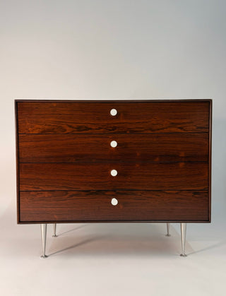 George Nelson Rosewood Thin Edge 4 drawer Dresser for Herman Miller