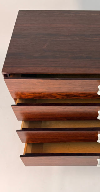 George Nelson Rosewood Thin Edge 4 drawer Dresser for Herman Miller