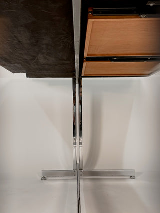 Rare Hugh Acton Rosewood & Chrome Executive Desk