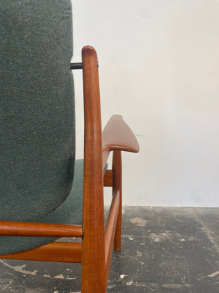 Finn Juhl Model 136 Lounge Chair for France & Son Circa 1950's