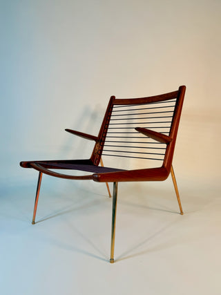 Peter Hvidt & Orla Molgaard-Nielsen Boomerang Chair Model  FD-135
