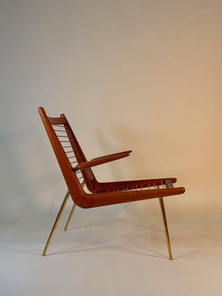 Peter Hvidt & Orla Molgaard-Nielsen Boomerang Chair Model  FD-135