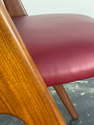 Set of Six Johannes Andersen Dining Chairs for Vamo Sonde, Denmark