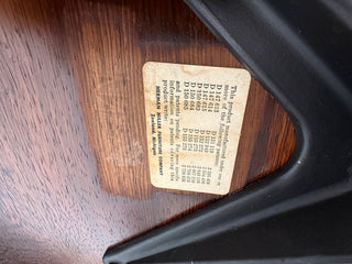 1st Generation Eames Lounge Chair in Rosewood with New Black Leather