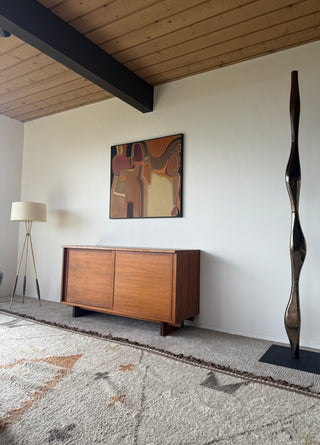 George Nakashima Studio Craft Credenza — Solid American Walnut, Live-Edge Top
