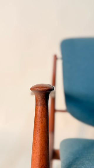 Finn Juhl Model 136 Lounge Chair for France & Son Circa 1950's
