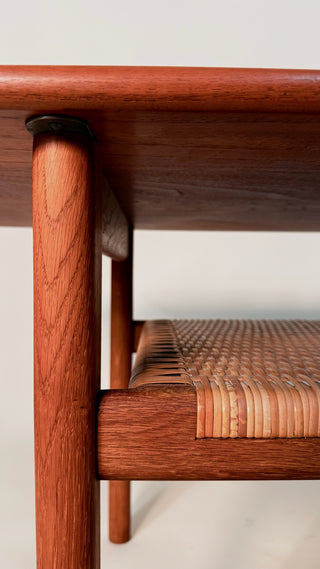 Hans J. Wegner Solid Teak Coffee Table Model AT-10 For Andreas Tuck