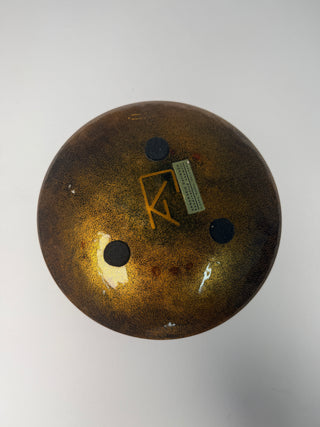 Annemarie Davidson “Ghostline” Enamel Plate, California, 1960s