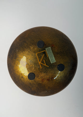 Annemarie Davidson “Ghostline” Enamel Plate, California, 1960s