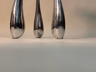 Jordan Mozer East Gueridon Pedestal Table in Solid Cast Aluminum