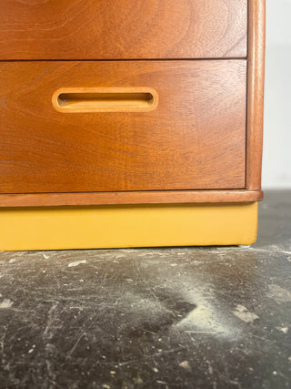 Edward Wormley Dresser in Mahogany and Leather for Dunbar