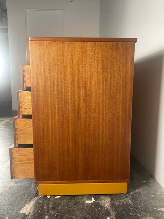 Edward Wormley Dresser in Mahogany and Leather for Dunbar