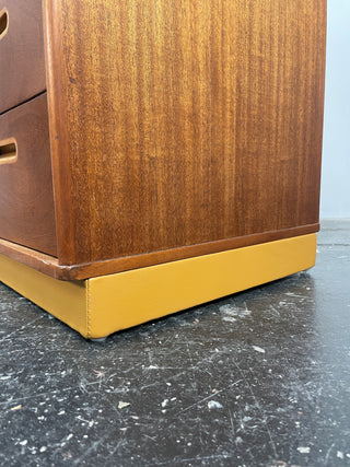 Edward Wormley Dresser in Mahogany and Leather for Dunbar