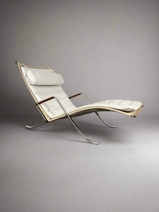 FK-87 Grasshopper Chaise Lounge by Preben Fabricius + Jørgen Kastholm for Kill