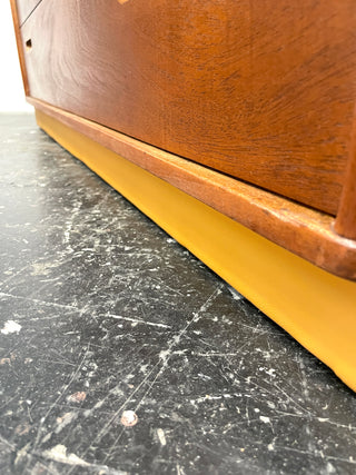 Edward Wormley Dresser in Mahogany and Leather for Dunbar